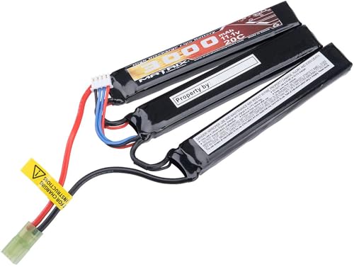 Evike Airsoft - Matrix High Performance 11.1V Butterfly Type Airsoft LiPo Battery (Model: 3000mAh - 20C / Small Tam)