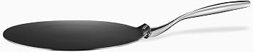 Stahl Triply Stainless Steel Non Stick Tawa I Tri Ply Dosa Tawa I Stainless Steel Tawa with Induction Base I Nevrstick 5960, Dia 30 cm