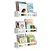 brightmaison Set of 3 White Baby Nursery Room Wall Shelf Wood 17.5 Inch Ships Fully Assembled …