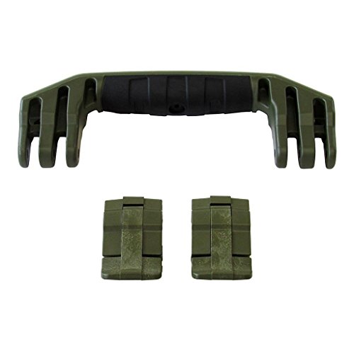 1 Green Replacement Handle / 2 Green Latches for Pelican 1450 & 1500 Customize your Pelican Case.