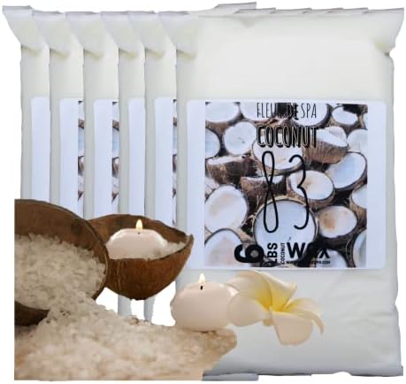 True Coconut Candle Wax - All Natural Wax for DIY Candle Making - Coconut Wax Blend - Made in USA(6 Pound Box)