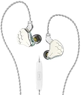 H HIFIHEAR KBEAR Lark 1BA+1DD in Ear Monitor,HiFi Bass in Ear Earphone, IEM Wired Headphones, HiFi Stereo Sound Earphones Noise Cancelling Ear Buds with 0.75mm 2pins Cable(with Mic,Green)
