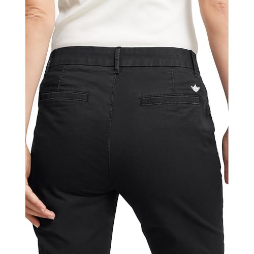 Image of DOCKERS Women's Weekend Chino Mid-Rise Slim, Beautiful Black, 29
