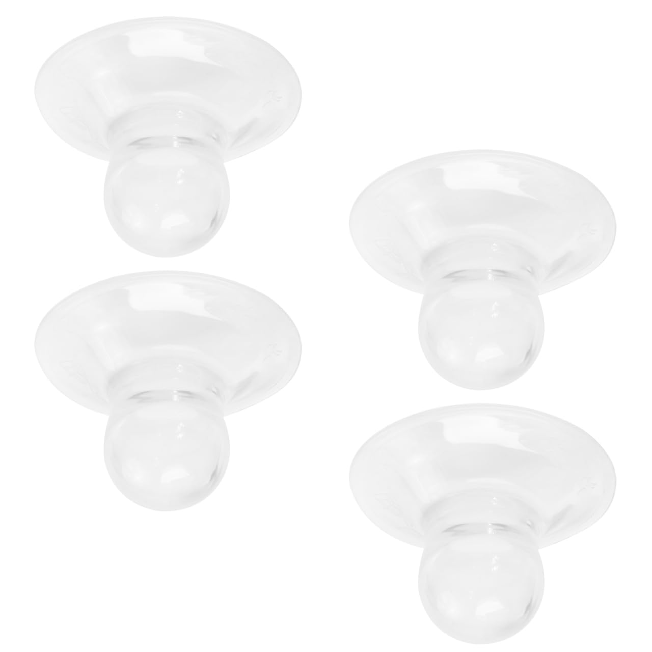 GALPADA 4Pcs Breastfeeding Inverted Corrector Puller for Flat and Inverted Nipples Gentle Suction for Results Designed for Pregnant Women and Nursing Mothers