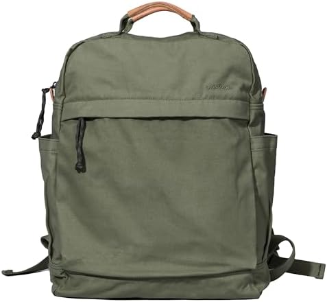 GOOTIUM Canvas Backpack, Vintage Casual Daily Use Daypack, Large ...