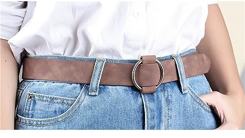 Andongnywell Women's Leather Belt for Dress & Jeans Soft Buckle Ladies Leather Belt Soft Designer Waist2