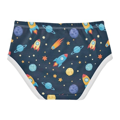 Cotton Toddler Underwear Floral Colorful Cartoon Rockets Stars Cute Panties Girl Animals Briefs Undies Kids 2t2