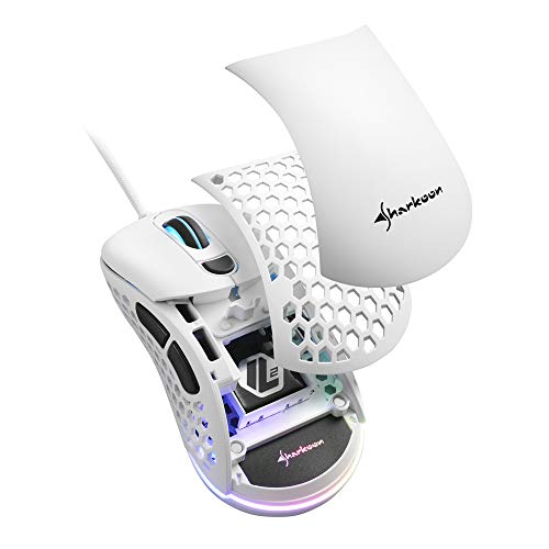 Sharkoon-Light-200-Raton-Gaming-Optico-16000-dpi-6-Botones-Blanco