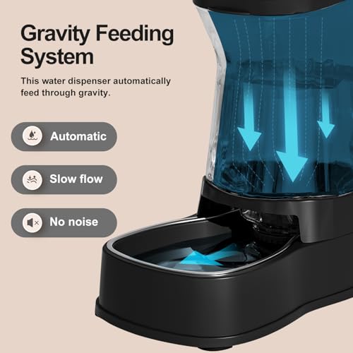 image for Gardner Pet Automatic Dog Water Dispenser Gravity Stainless Steel Wate