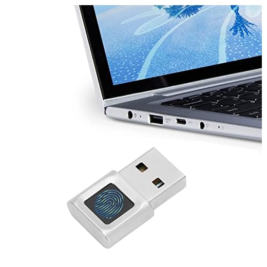 Leitor de impressão digital usb, chave de segurança portátil scanner biométrico de impressão digital leitor de chave de impressão digital usb para windows 10 11 32/64 bits, toque de 360 ​​graus