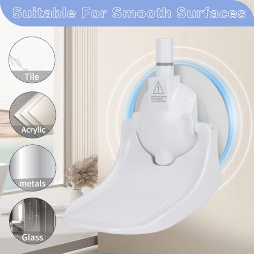 Reposapiés plegable para ducha con ventosa miniatura 5