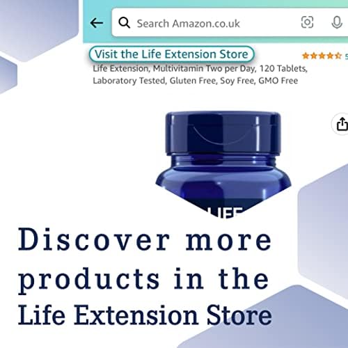 Life Extension, Glycine 1000mg, High-Dose, 100 Vegan Capsules, Lab-Tested, Gluten-Free, Vegetarian, Soy-Free, Non-GMO