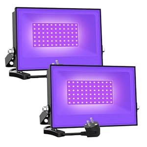 Onforu 2er 30W LED Schwarzlicht Strahler