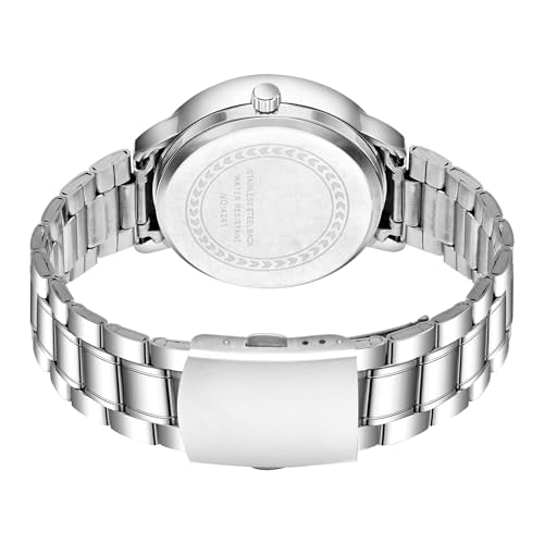 Image of Branded Men's Sport Quartz Watch Arrow Wheel Dial 360 Rotating Casual Fashion Stainless Steel Alloy Mens & Boy's Luxury Metal Gift Creative Watch