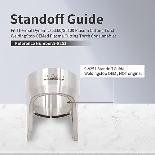 Image of WeldingStop 9-8251 Standoff Guide fit Cutmaster 52 Thermal Dynamics SL60 SL100 Torch Consumables 1pc | Compatible with Cutmaster 38 /52 /82 /102 /152 with SL60 SL100 Torch Consumables, Plasma Cutter Accessory