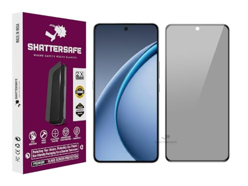 Image of Anti-Spy Privacy Tempered Glass Compatible For Oppo K13 Turbo 5G / K13 Turbo Pro 5G [Pack of 1]. Anti-Scratch, Edge-to-Edge Protection With Easy Installation Kit & Case Friendly Fit.
