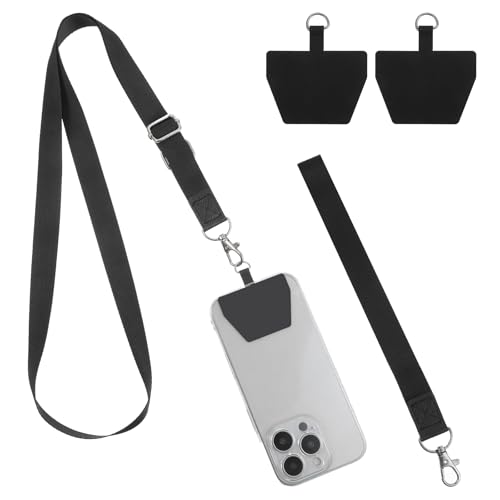 Handyband Schwarz Handy Band Zum Umhängen Handykette Universal...