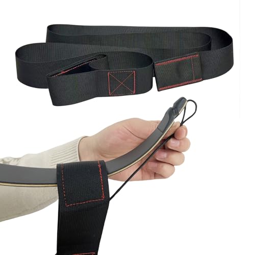 - QI HUO JU - Archery Bow Stringer Recurve Bow Stringers Tool, Long Bow Limb Stringer to Install Bow String Easily for Recurve Bow Traditional and Longbows Accessories (Black) by - QI HUO JU - - Used condition - Image 7