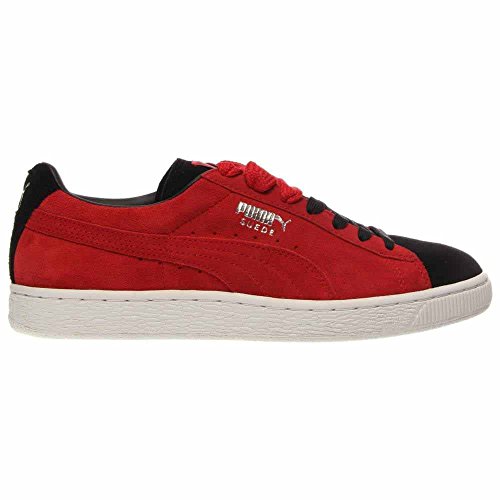 Image of PUMA Men's Suede Classic + Sneaker, High Risk Red /Black, 9.5 M US