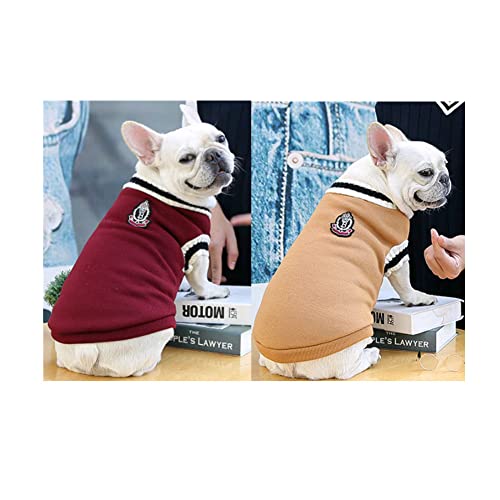 Aqueous Dog Clothes Dog Sweaters For Medium Dogs Small Dog 2 Pack Sweater Dog Clothes For Small Dogs Cat Clothes Cat Sweaters Puppy Clothes Soft Thickening Warm Puppy Sweater Knitwear Clothes #TOP1