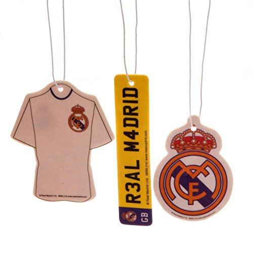 Real Madrid CF - Deodorante per la macchina - Set da 3 (Taglia unica) (Multicolore)