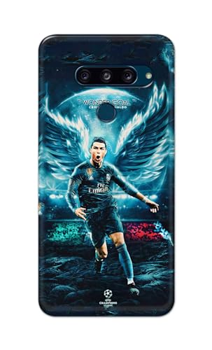 Image of Printed Hard Back Cover for LG V40 ThinQ Back Cover (Famous Football Player -K2) -190724(DP)