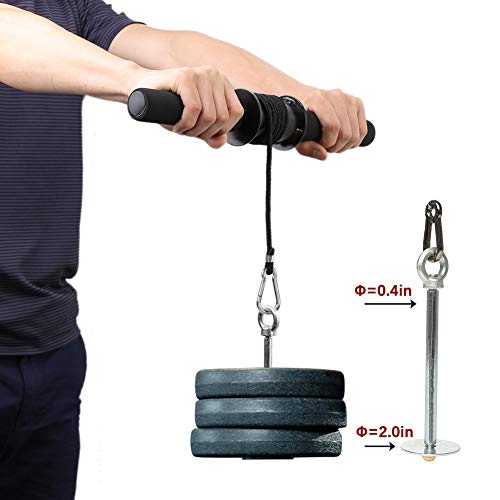 PELLOR Forearm Wrist Roller Blaster Exerciser Trainer Strength Home Gym Must for Exercising