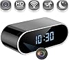 XAMOFAN Telecamera spia 1080P Mini telecamera di sorveglianza WiFi -interno 150° orologio telecamera nascosta spia a distanza discreta supporto visione notturna e rilevamento del movimento