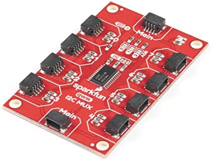 SparkFun Qwiic Mux Breakout - 8 Channel (TCA9548A) - Easily Read Multiple sensors with The Same I2C Address Or Communicate with Multiple I2C Devices with Different addresses - Board only