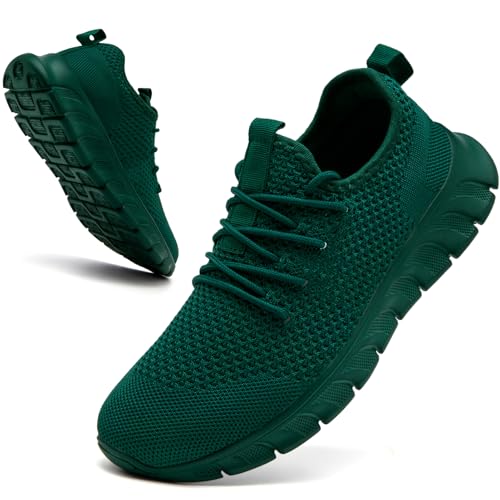Image of Mens Running Shoes Slip On Tennis Walking Sneakers Workout Athletic Lightweight Casual Sport Shoes