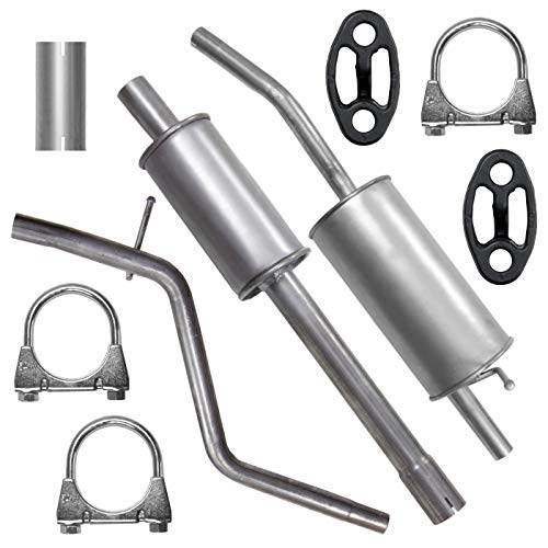 Auspuffanlage Schalldämpfer Auspuff für Dacia Sandero auch Stepway 1 I 2WD 1.4 1.6