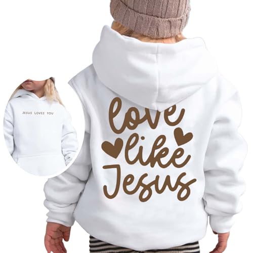 Boys Hoodies & Sweatshirts Casual Loose Letter Print Long Sleeved Hooded Pullover Sportswear for Active Kids2