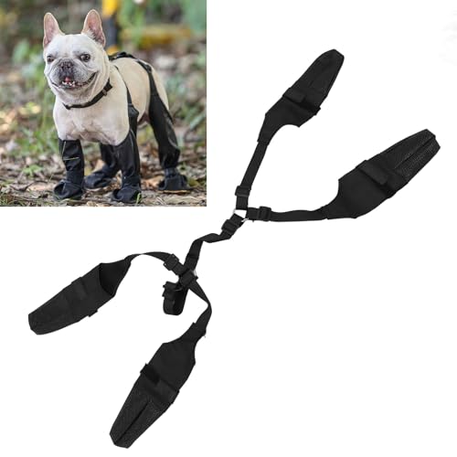 Bottes pour chien Asixxsix taille M - Évitez les blessures sur la neige - 3