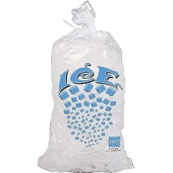1 of Perfect Stix Icebag 10lb- 25 Count Ice Bag with Twist Tie Enclosure, 10 lbs (Pack of 25)