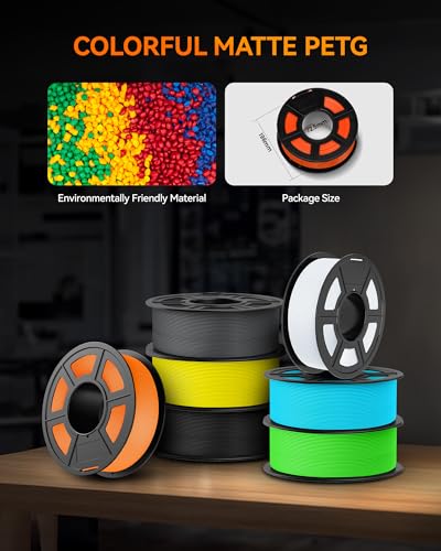 Image of TECBEARS Mint Green PETG Filament for 30mm /s - 600mm /s High Speed Printing | 1kg Spool, 1.75mm Filament accuracy + /- 0.02 mm, Neatly Wound Filament, Fit Most FDM Printers and Bambu Labs Printer