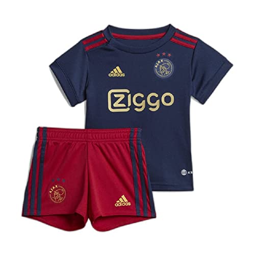 adidas Ajax Amsterdam 22/23 Away Baby Kit, Team Navy Blue 2, H58254, 74