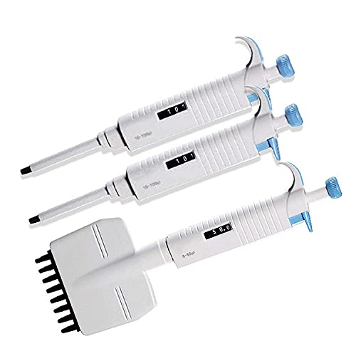 Lchzl Pipette de pipettor à Plusieurs canaux de pipettor à Plusieurs canaux de pipettor à Plusieurs canaux Multi-canaux. (Color : 8 Channel 5-50ul) Cover