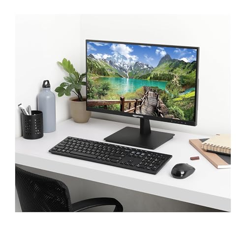 Image of amazon basics 21.5 inch Full HD, Slim LCD Monitor with LED Back Light Technology, Stylish Bezel-Less Design, Wide Angle, ` Flickerless