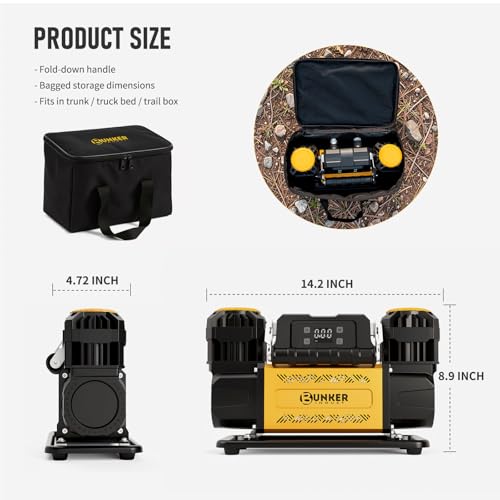 BUNKER INDUST Dual Air Compressor