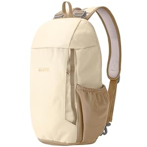 OutdoorMaster Hiking Daypack, Adjustable Single And Double Shoulder Backpacks, Lightweight Sling Bag, Crossbody Shoulder Chest Urban Outdoor Travel Backpack for Women & Men – Khaki