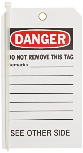Etiquetas de autolaminado Brady 96222 en poliéster b-851 resistente para organizar, pack de 10