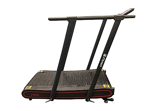 Image of SB Fitness CT250 Self-Generated Curved Walking Treadmill with Full-Length Medical Handrails