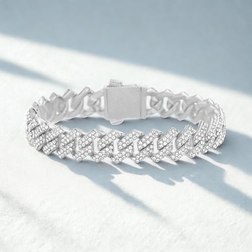 Pulsera de cadena cubana True Religion 8 pulgadas miniatura 4