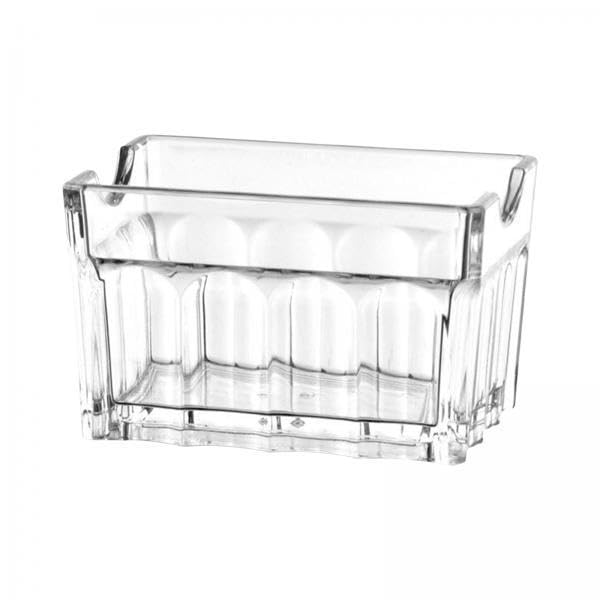 THE STYLE SUTRA 2xAcrylic Sugar Packet Holder Tissue Tea Bag Bowl for Coffee Bar Kitchen Hotel 8.8cmx6.2cmx5.5cm-image-17