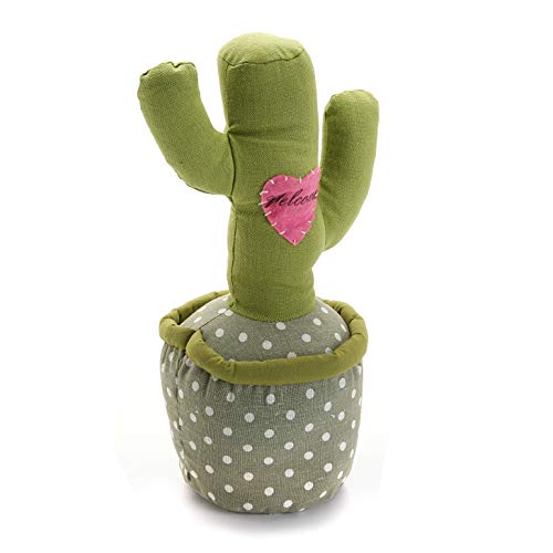 Versa Sujetapuertas Cactus Figuritas Decorativas, Verde, Multicolor, Única