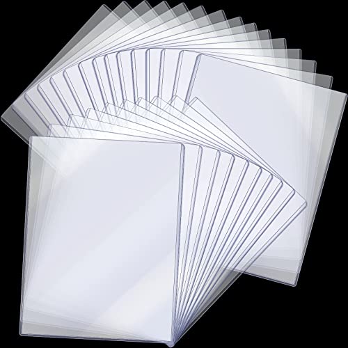 8.5 X 11'' Rigid Print Protectors Clear Rigid Plastic Paper Page Protectors Clear Sheet Protectors Photo Plastic Sleeves Hard Plastic Document Holder Birth Certificate Protector (25 Pcs) #TOP12