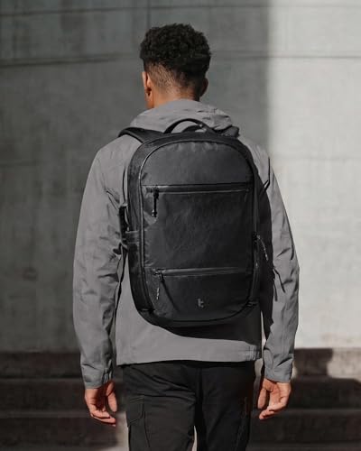 Image of tomtoc Laptop Backpack 26L X-Pac, Large Business Work Bag Fits 15.6-16 Inch Laptop, Water-Resistant Durable Computer Travel Backpack for Business Trip, Weekend Getaway