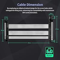 ConnBull PCIE 5.0 Riser Kabel 300mm – Ansicht 6