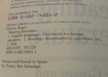 Paperback Reading Literature Book