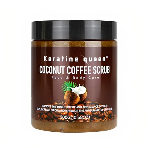 Keratine Queen Coconut Coffee Scrub